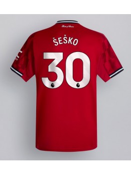 Manchester United Benjamin Sesko #30 Replika Hemmakläder 2025-26 Kortärmad